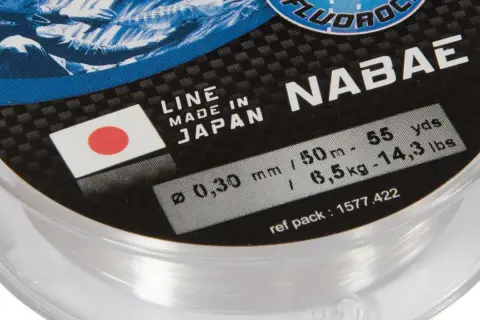 Nabae fluorocarbon 0,30 mm, 6,5 kg. Idealny fluorocarbon na sandacza, wyprodukowany w Japonii.