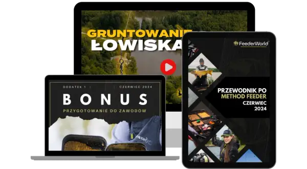 Wędka method feeder na ekranach urządzeń. Przewodnik po łowieniu i bonusy dla wędkarzy.