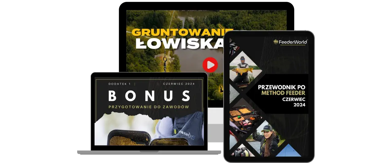 Wędka method feeder na ekranach urządzeń. Przewodnik po łowieniu i bonusy dla wędkarzy.